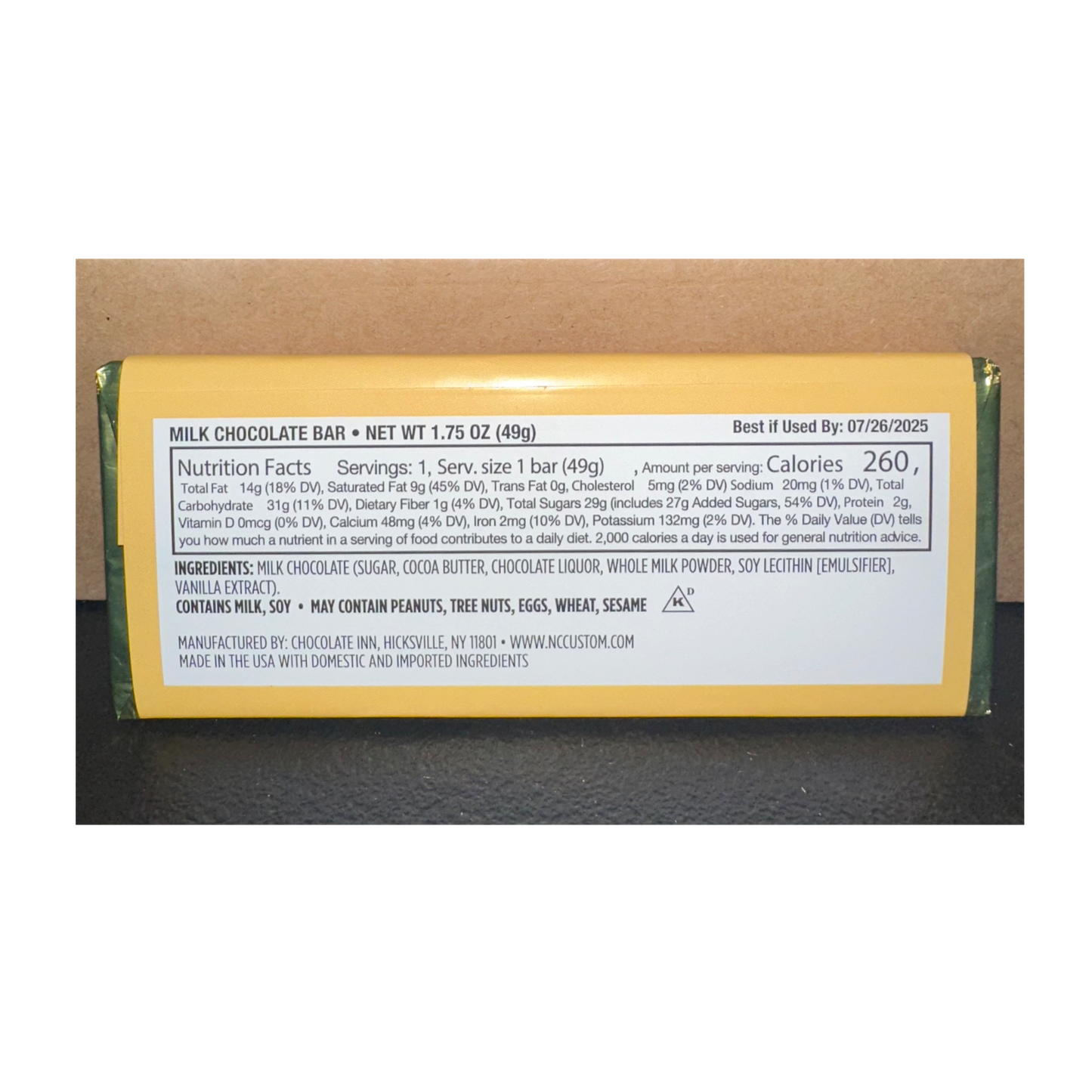 Muddy Bars - Milk Chocolate - (1) 1.75oz Chocolate Bar
